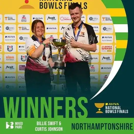 Billie Swift and Curtis Johnson Northamptonshire Winners