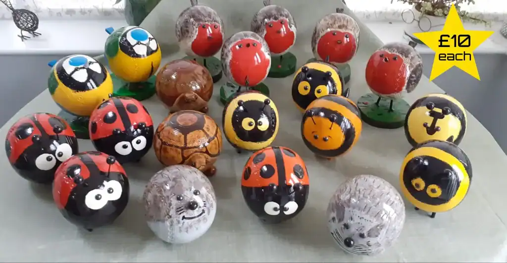 Painted bowls with price